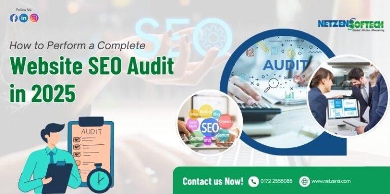 How To Perform A Complete Website SEO Audit In 2025? - Netzens Softech